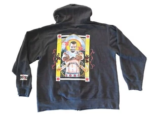 WWE CM PUNK Second City Saint Wrestling Hoodie Size L Jill Thompson WWF Rare - Picture 1 of 14