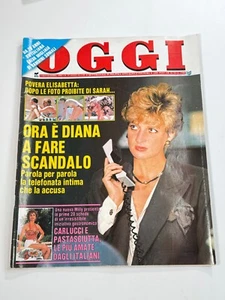 Vintage OGGI Magazin Prinzessin Diana Cover 1992 italienische Sprache - Bild 1 von 6