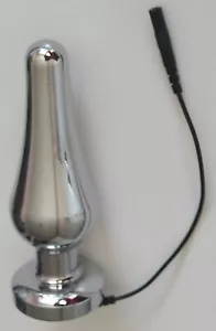 Anal / Vaginal Sonde Elektrode Edelstahl Reizstrom E-STIM ESTIM TENS EROSTEK #2 - Bild 1 von 1