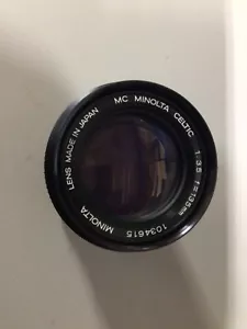 Minolta MD Objektiv 135 mm f3,5 keltisch - Bild 1 von 3