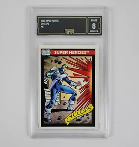 1990 Impel Marvel Cyclops #8 Super Heroes Graded GMA 8 NM-MT - Bild 1 von 6
