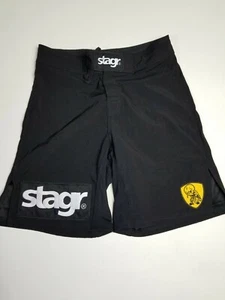 Pantaloncini da tavola vintage STAGR tronchetti MMA taglia 30 uomo neri made in USA rari - Foto 1 di 5