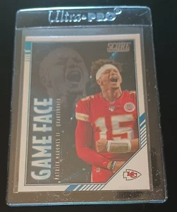 2020 Score Football #GF-PM Patrick Mahomes II Game Face Insert - Picture 1 of 2