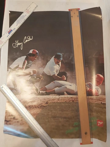 MLB Major Ligue Baseball Montréal Expos Gary Carter poster , 7up promotion Cover