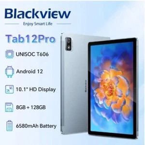 Blackview 12 Pro 10.1" Android Tablet 8GB 128GB Octa-Core 1.60GHz NEW - Picture 1 of 7