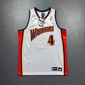 100% Authentic Chris Webber Adidas Warriors Signed Jersey Size 48 XL Mens - Picture 1 of 7