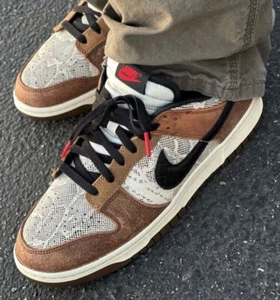 NIke Dunk Low Premium “CO.JP Brown Snakeskin" - Men's Size 9.5 and 10 - Picture 1 of 24