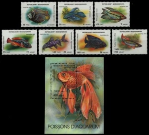 Madagascar 1994 - Mi-N.o 1717-1723 y bloque 263 ** - Estampillada sin montar o nunca montada - Peces / Peces - Imagen 1 de 1