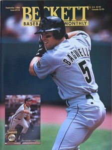 BECKETT BASEBALL CARD MONTHLY, Jeff Bagwell (SEP 1994, Issue #114)
