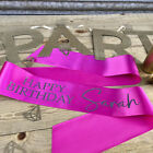 HAPPY BIRTHDAY Glitter Sash | Luxury Birthday Sash | Personalised Glitter Sash
