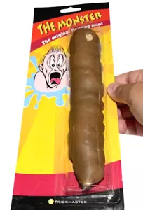 GIANT MONSTER POO Crap Fake Joke Prank POOP Turd Gag Rubber Dog Floating Jumbo - Picture 1 of 8