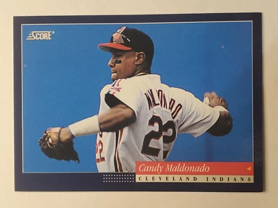 1994 Score #154 Candy Maldonado ~ Cleveland Indians - Image 1 of 2