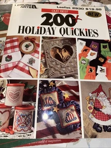 Leisure Arts - 200 PLus Holiday Quickies in Counted Cross Stitch Lot Holiday - Picture 1 of 6