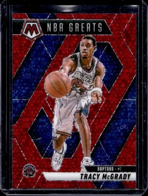 2024-25 Mosaic Tracy McGrady Fast Break Rojo NBA Greats #/99 Raptors Foto 1 de 2