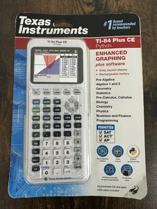 Brand New Texas Instruments 84 Plus CE Python Graphing Calculator (Bright White) - Picture 1 of 3