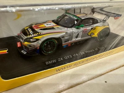 BMW Z4 GT3 No.4 24h Spa 2013 Spark 1/43 Limited Edition #181/300 - Immagine 1 di 4