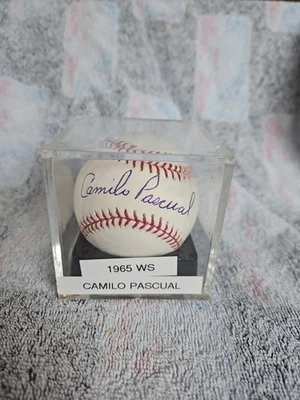 Camilo Pascual Signed Autographed Official ML Baseball - Senators / Twins - Image 1 of 4