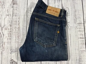 Men’s Brave Star Jeans Sz 33 X 35 Straight Selvedge Great Condition - Imagen 1 de 10