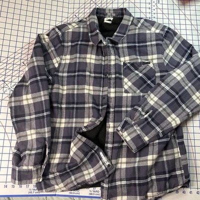 Rusty Brand Sherpa Lined Flannel Shirt XXL Plaid Shirt - Image 1 of 4