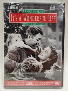 Its a Wonderful Life (DVD, 2004) Black And White Jimmy Stewart Christmas Sealed - Imagen 1 de 4