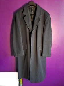 Cappotto Brook Taverner Lana Cashmere Navy 42 Uomo Made In Italy  - Foto 1 di 9