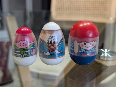 Vintage Hasbro Playskool Disney Weebles 1970s Weighted Toys Kids Children Lot 3 - Image 1 of 4