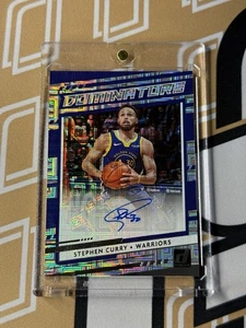 2020-21 Panini Donruss Stephen Curry Dominators Auto /49 DS-SCY - Foto 1 di 2
