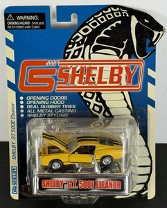 SHELBY COLLECTIBLES 2007 1968 FORD SHELBY GT 500E ELEANOR YELLOW NEW IN PACKAGE - Picture 1 of 7