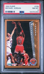 1992-93 Fleer #238 Michael Jordan PSA 8 - Picture 1 of 2