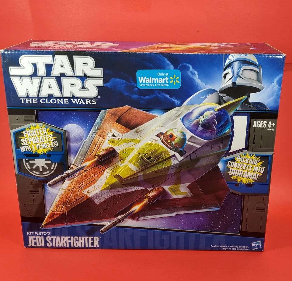 2011 Star Wars Kit Fisto's Jedi Starfighter Playset Vehicle by Hasbro