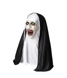 The Nun Massacre Horror Movie Face Mask Costume Valak Halloween Cosplay Scary - Picture 1 of 10