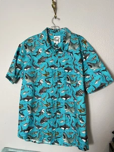 Camisa Crescent Creepers Para Hombres XXL TIBURONES Fiesta Gráfico Festival - Imagen 1 de 11