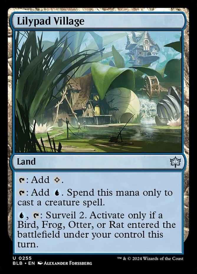 x1 Lilypad Village - Bloomburrow - NM - MTG - Image 1 of 1
