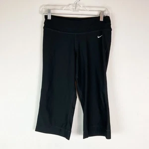 Nike NWOT Women's Black High Waist Dri-Fit Capri Legging Size S - Picture 1 of 5