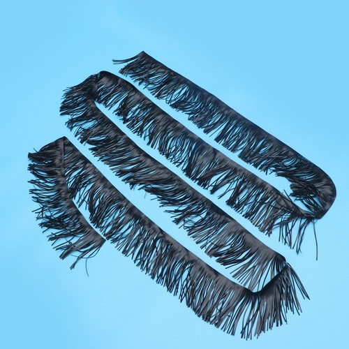 VETEMENTS Abito da sposa nappa PU nappa vestiti nappa frange