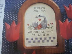 Gesegnet Purrfect Sprichwort Katze Ornament OOP Magazin Kreuzstich MUSTER (K) - Bild 1 von 1