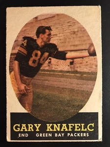🏉 1958 Topps Football #56 Gary Knafelc 🏈 End Green Bay Packers 🚂🚋🚋🚋🇺🇸 - Bild 1 von 2