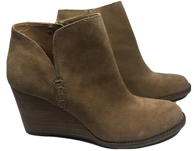 Bota de mujer Lucky Brand Yimme tacón de cuña color tobillo marrón talla 1 1 Foto 1 de 4