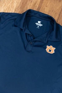 Auburn Tigers kurzärmliges Poloshirt für Herren blau Kolosseum Größe Medium - Bild 1 von 8