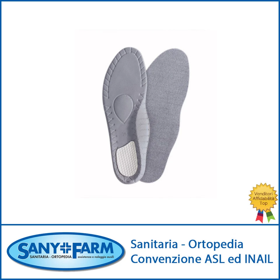 MEDIMA SOLETTA IN ARGENTO CON SOSTEGNO DELLA VOLTA COMFORT TUTTO IL GIORNO  - Immagine 1 di 1