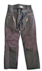 Motus Speed bikewear motorbike Cordura Scotch lite 3m trousers Size Medium Black - Picture 1 of 13