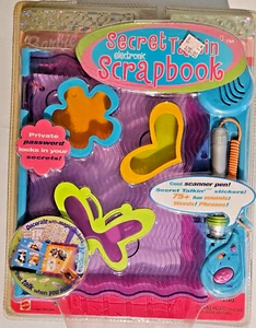 NEU Vintage Barbie Mattel Secret Talkin' elektronisches Sammelalbum Scanner Stift 2000 - Bild 1 von 5