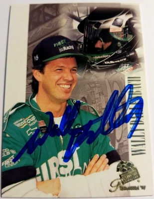 WALLY DALLENBACH 1997 Press Pass #18 Nascar Racing Autographed Card - Image 1 of 2