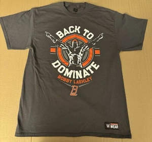 WWE Bobby Lashley T-Shirt Herren Large grau Back To Dominate Crew Neck Tee - Bild 1 von 6