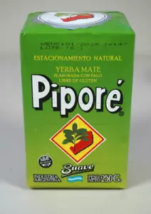 250 Gram Yerba Mate Pipore The Original Traditional drink Pure Hierbas Herbal - Picture 1 of 4