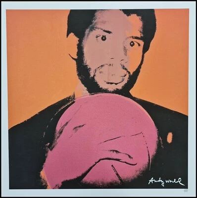 ANDY WARHOL * Kareem Abdul * lithograph * 50x50 cm*limited # 258/500 CMOA signed - Bild 1 von 4
