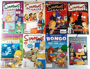 The Simpsons 8-Comic Book Lot: Issues 67 68 69 71 138 150 Annual 1993 Ashcan FFA - Picture 1 of 23