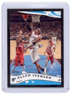 2005-06 Topps Black #33 Allen Iverson Philadelphia 76ers Hall of Fame /500 RARE - Picture 1 of 1