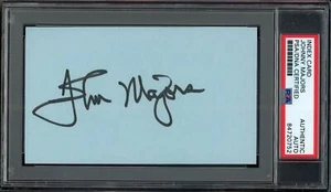 Johnny Majors CHOF Autographed Index Card Tennessee PSA/DNA - Bild 1 von 1