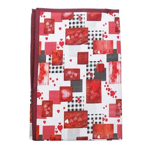 @ Design PVC Food Mat For Bed Server Red And White Color m574 - Picture 1 of 6